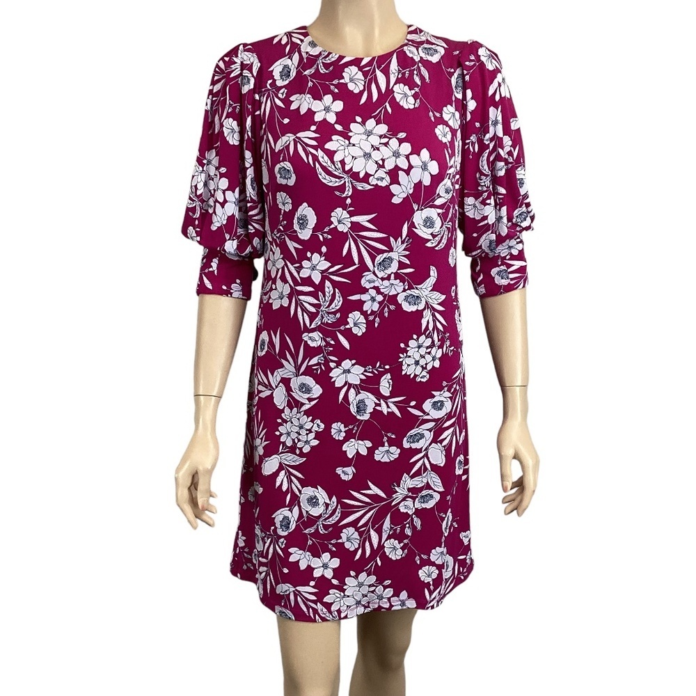 NWT Jessica Howard floral balloon sleeve‎ dress size 8P